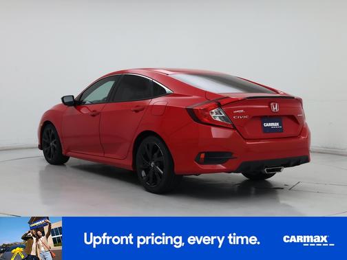 Red 2020 Honda Civic Sport