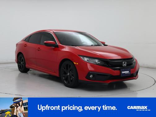 Red 2020 Honda Civic Sport