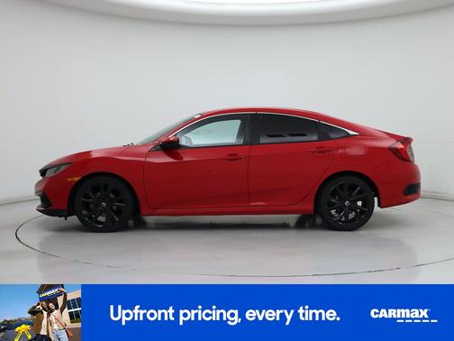 Red 2020 Honda Civic Sport