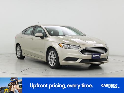 Tan 2017 Ford Fusion Hybrid SE