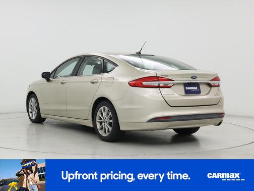 Tan 2017 Ford Fusion Hybrid SE