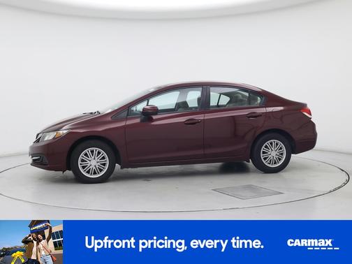 Burgundy 2015 Honda Civic LX