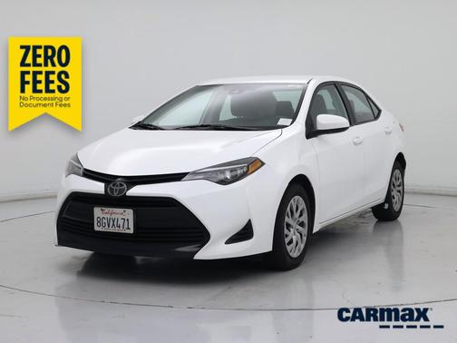 White 2019 Toyota Corolla LE