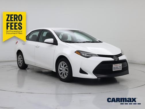 White 2019 Toyota Corolla LE