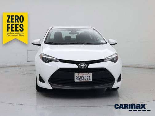 White 2019 Toyota Corolla LE