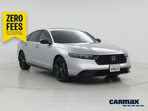 Silver 2024 Honda Accord Hybrid Sport-L