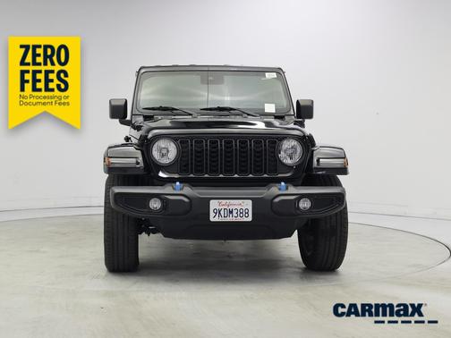 Black 2024 Jeep Wrangler 4xe Sport S