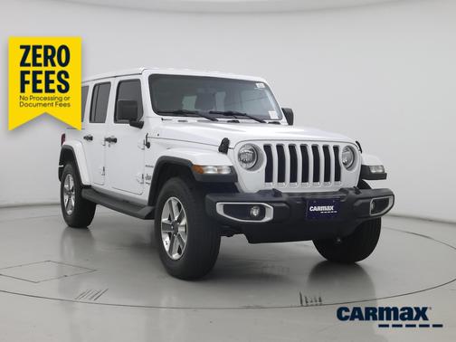 White 2018 Jeep Wrangler All-New Unlimited Sahara