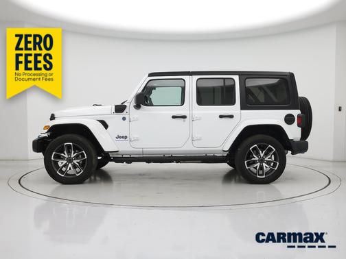 White 2024 Jeep Wrangler 4xe Sport S