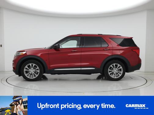 Red 2021 Ford Explorer Limited