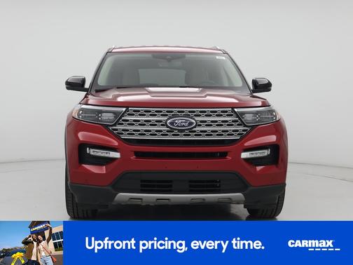Red 2021 Ford Explorer Limited