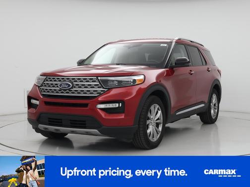 Red 2021 Ford Explorer Limited