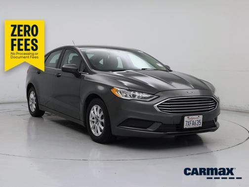 Gray 2017 Ford Fusion S