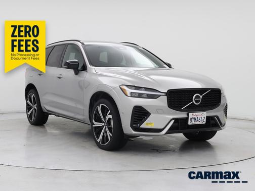 Silver 2022 Volvo XC60 Recharge Plug-In Hybrid T8 R-Design