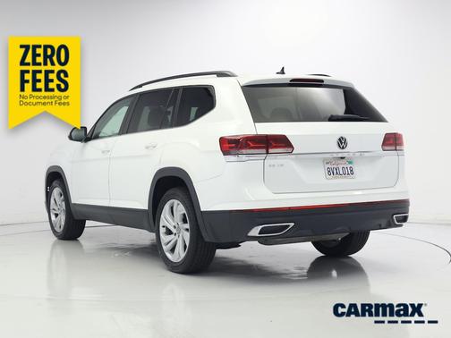 White 2021 Volkswagen Atlas SE w/Tech