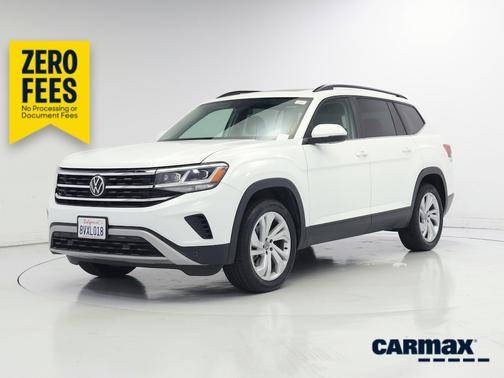 White 2021 Volkswagen Atlas SE w/Tech
