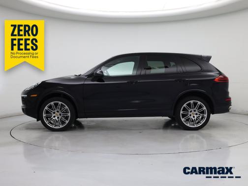 Black 2018 Porsche Cayenne Platinum