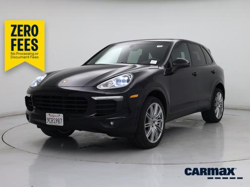 Black 2018 Porsche Cayenne Platinum