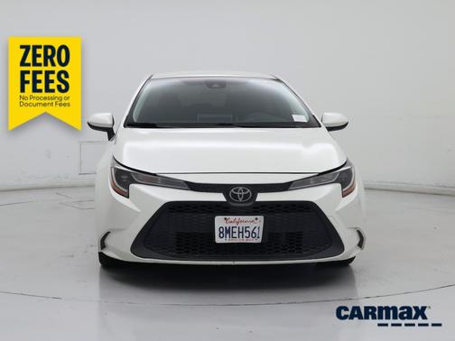 White 2020 Toyota Corolla LE