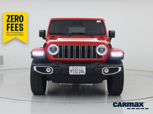 Red 2025 Jeep Wrangler 4xe Sahara