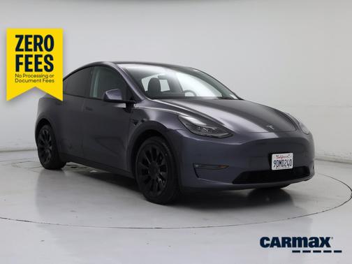 Gray 2022 Tesla Model Y Long Range