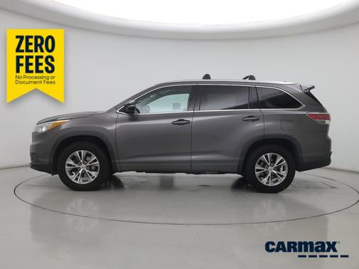 Gray 2015 Toyota Highlander XLE