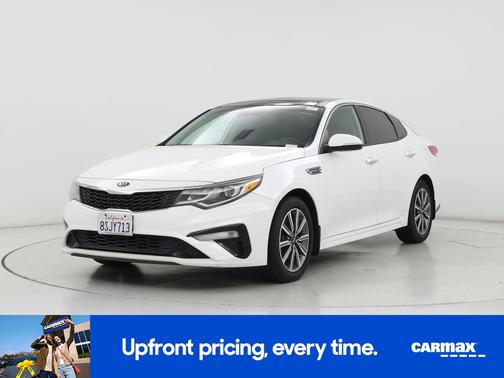 White 2019 Kia Optima LX
