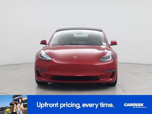 Red 2022 Tesla Model 3