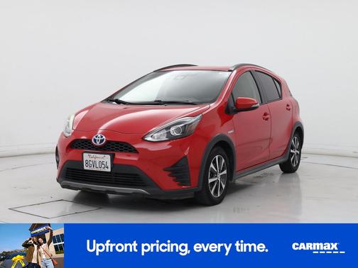 Red 2018 Toyota Prius c Three