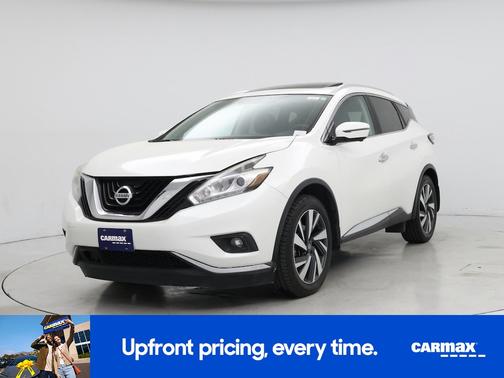 White 2017 Nissan Murano Platinum