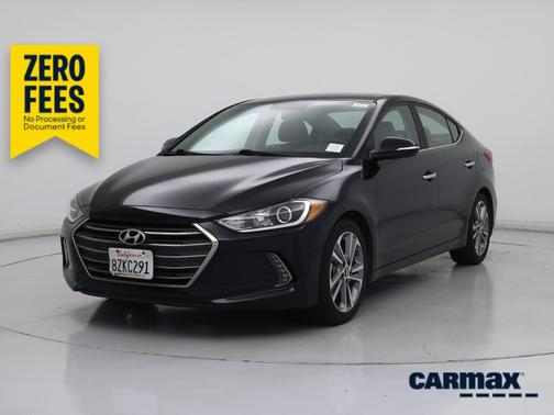 Black 2017 Hyundai ELANTRA Limited