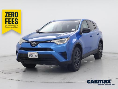 Blue 2017 Toyota RAV4 LE