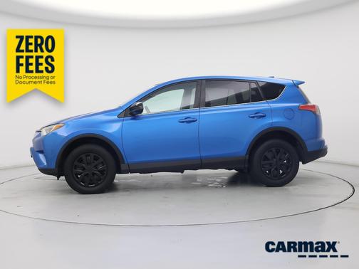Blue 2017 Toyota RAV4 LE
