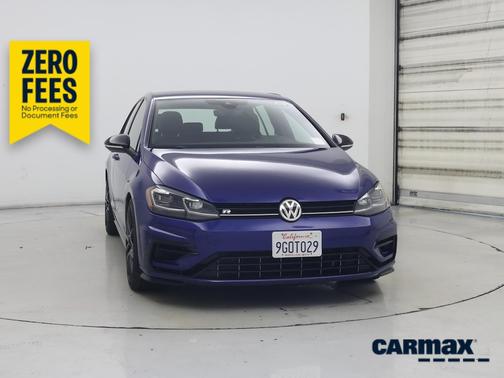 Blue 2019 Volkswagen Golf R