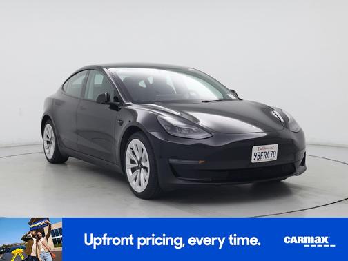 Black 2022 Tesla Model 3 Long Range