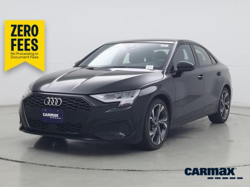 Black 2022 Audi A3 Premium