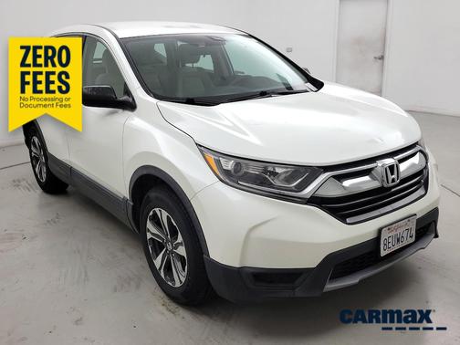 White 2018 Honda CR-V LX