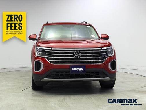 Burgundy 2024 Volkswagen Atlas SE w/Tech