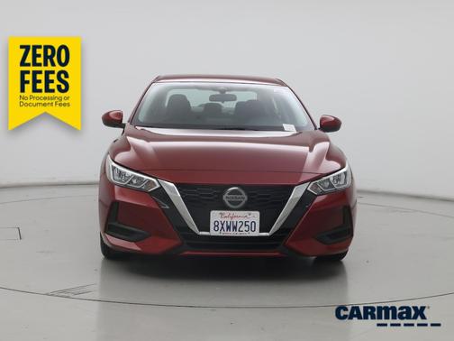 Red 2021 Nissan Sentra SV