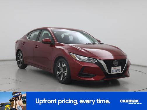 Red 2021 Nissan Sentra SV