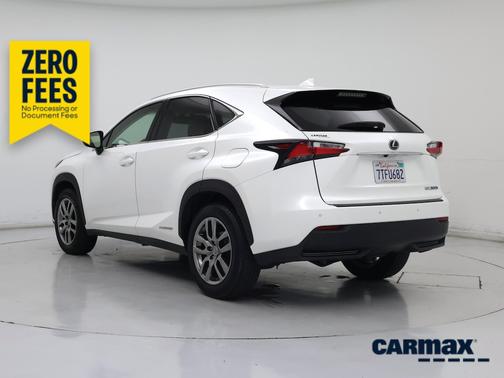 White 2016 Lexus NX 300h