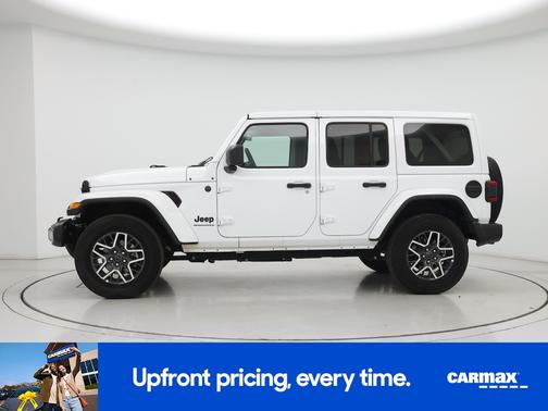 White 2025 Jeep Wrangler Sahara