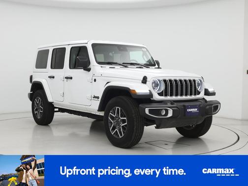 White 2025 Jeep Wrangler Sahara