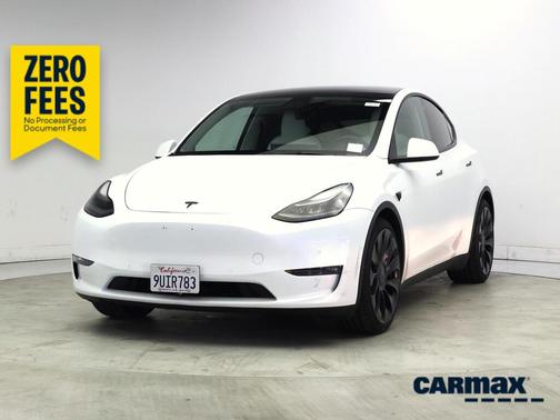 White 2022 Tesla Model Y Performance