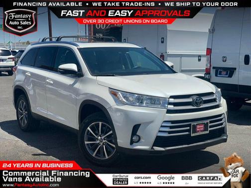 Blizzard Pearl 2019 Toyota Highlander XLE