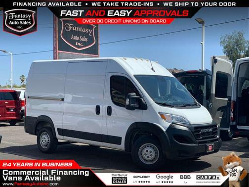 Bright White Clearcoat 2024 RAM ProMaster 1500 Base