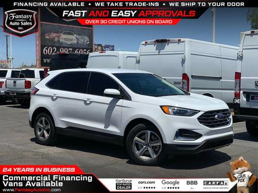Oxford White 2022 Ford Edge SEL