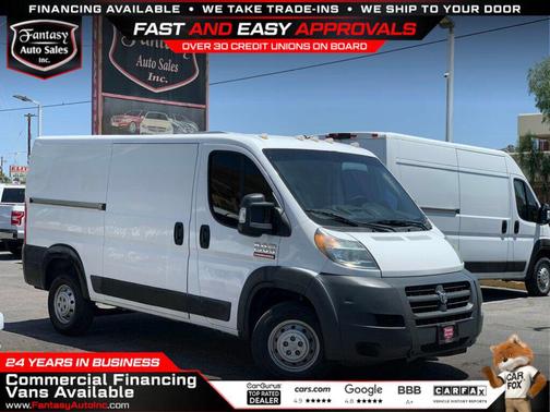 Bright White Clearcoat 2017 RAM ProMaster 1500 Low Roof