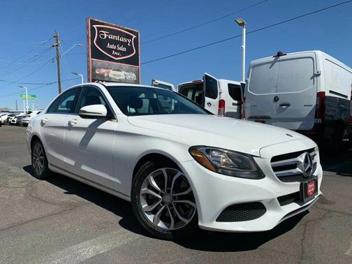 Polar White 2017 Mercedes-Benz C-Class C 300 Sedan