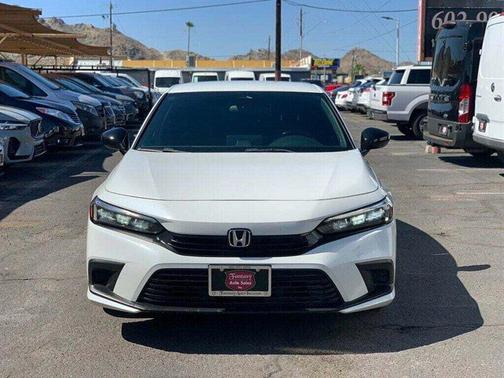 Platinum White Pearl 2023 Honda Civic Sport